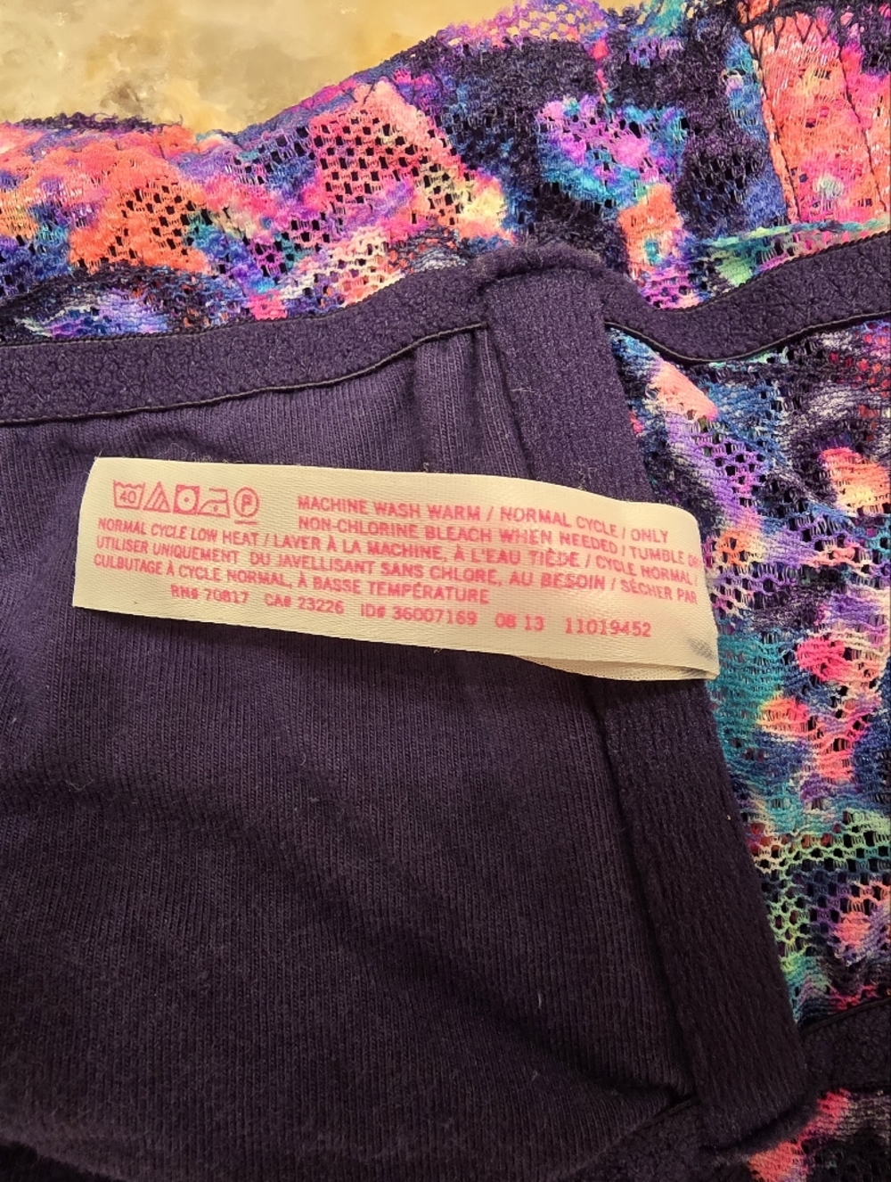 Victoria's Secret PINK Lace Bandeau Bralette L - Picture 6 of 8